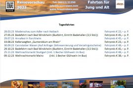Tagesfahrten 2023
